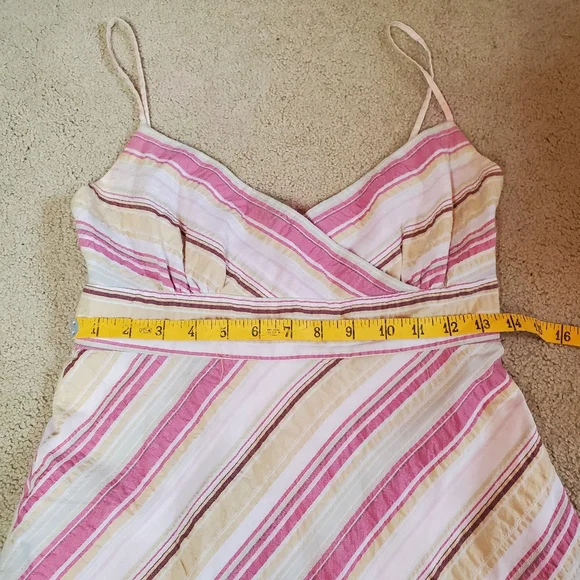 J.CREW Striped Seersucker Dress SIZE 0 - Picture 5 of 8